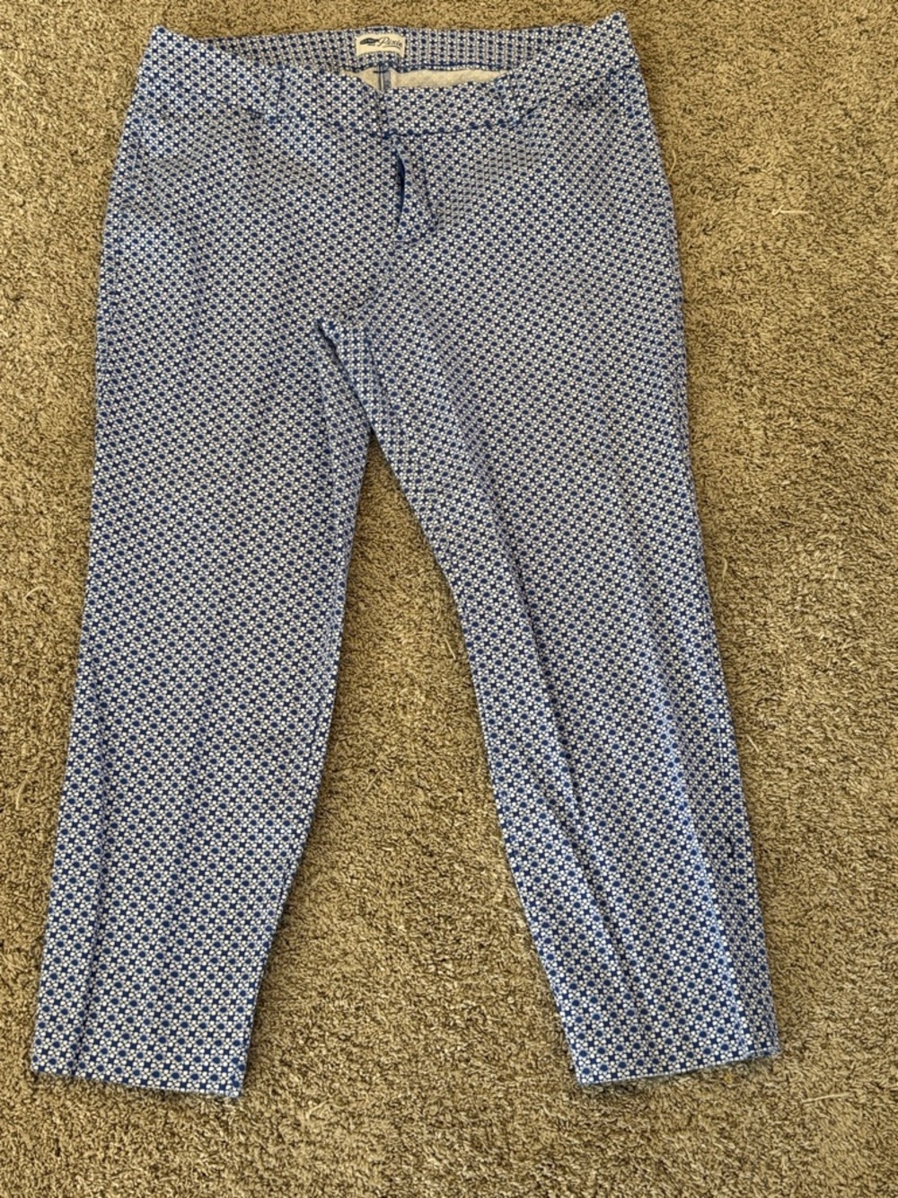 Old Navy Blue & White Skinny Pants